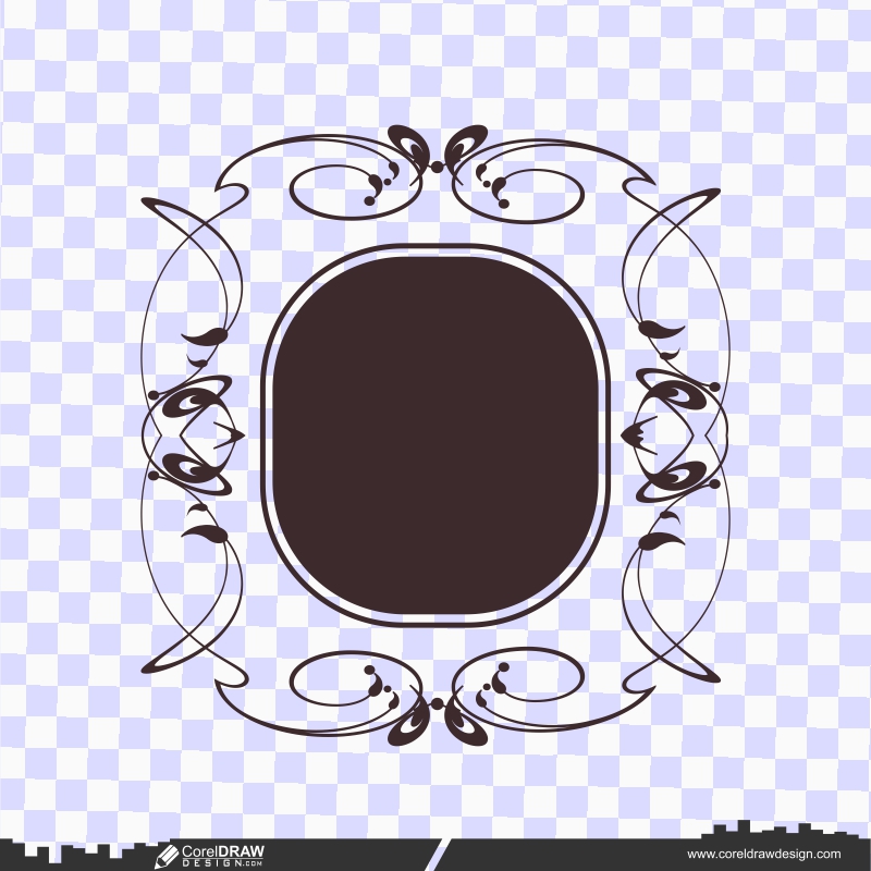 Decorative Frame Ornament Design Png Vector Cdr