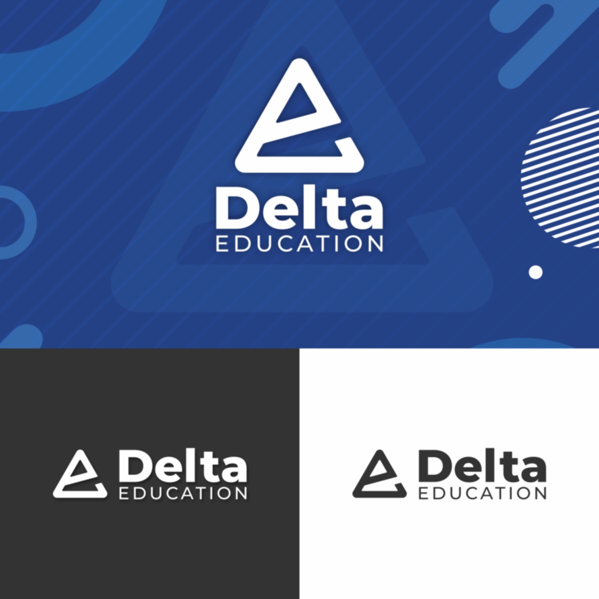Delta Education Logo Template 
