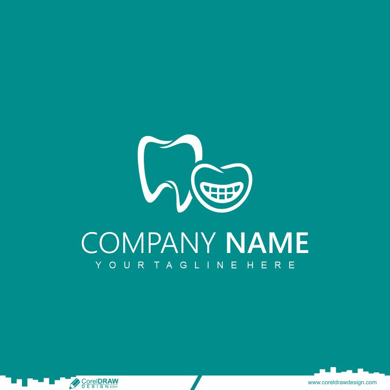 Dental Care Logo Design Royalty Free Cdr Vector