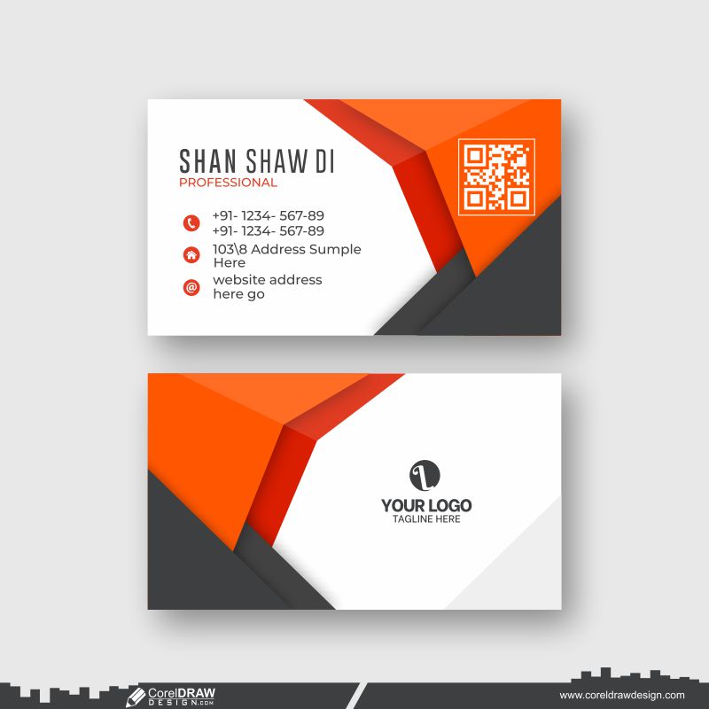 design cdr download business card