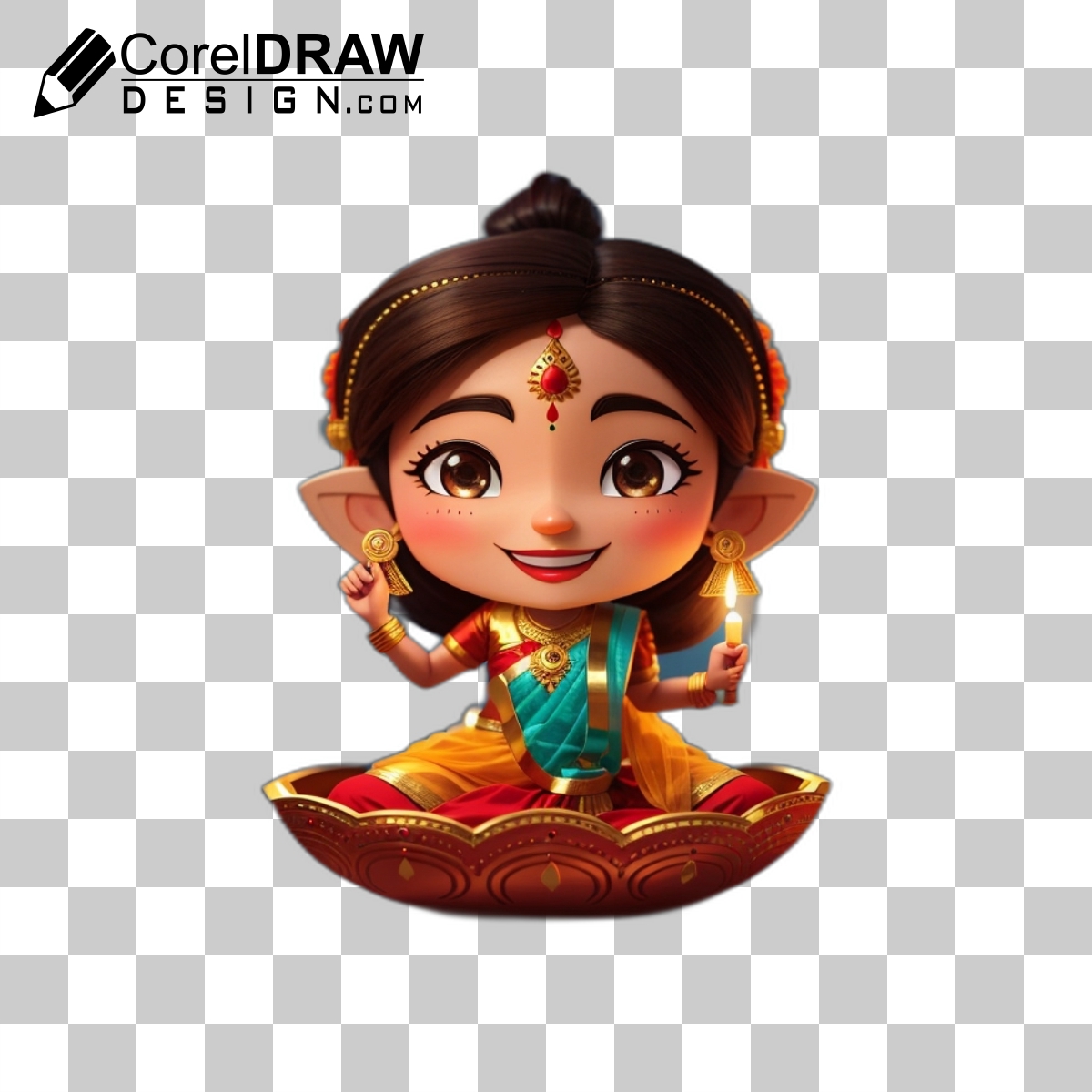 diwali cartoon characters PNG image download for free