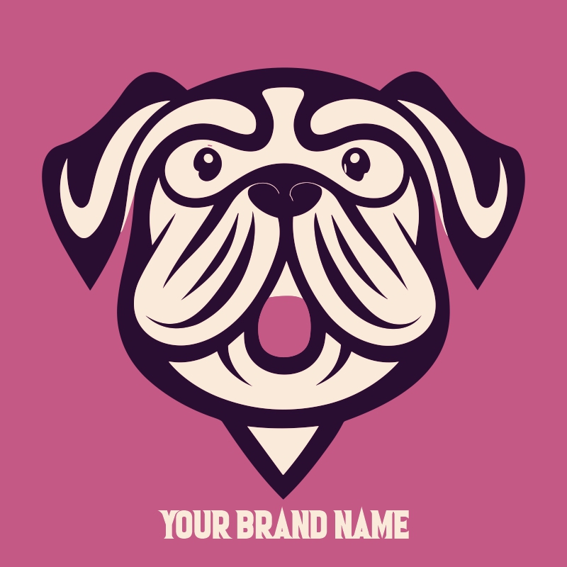 Dog Suppliment Barnd Logo Vector Design Download For Free With Cdr FIle