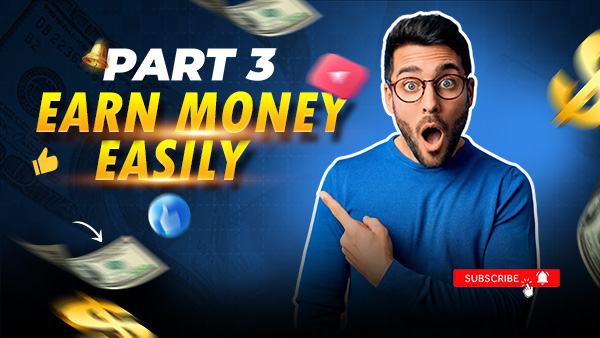 Earn Money Easily Youtube Thumbnail PSD Template Download For Free From CorelDrawDesign