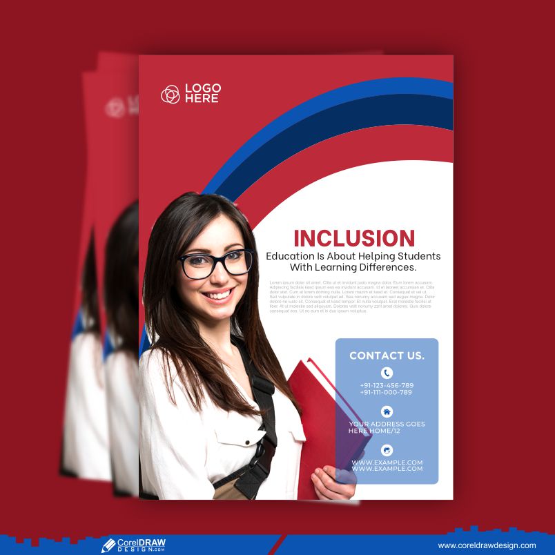 Education Flyer Template Free Vector Design