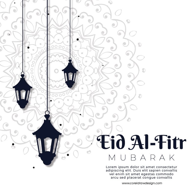Eid Mubarak Design Arabic Calligraphy Eid Fitr Design Eid Adha Stock ...