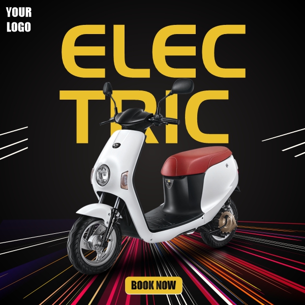 Electric Scooty CDR Banner Download For Free