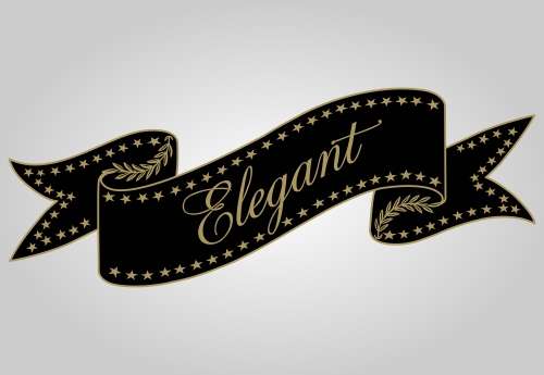 Elegant Black and Gold Banner Background Vector Design download free