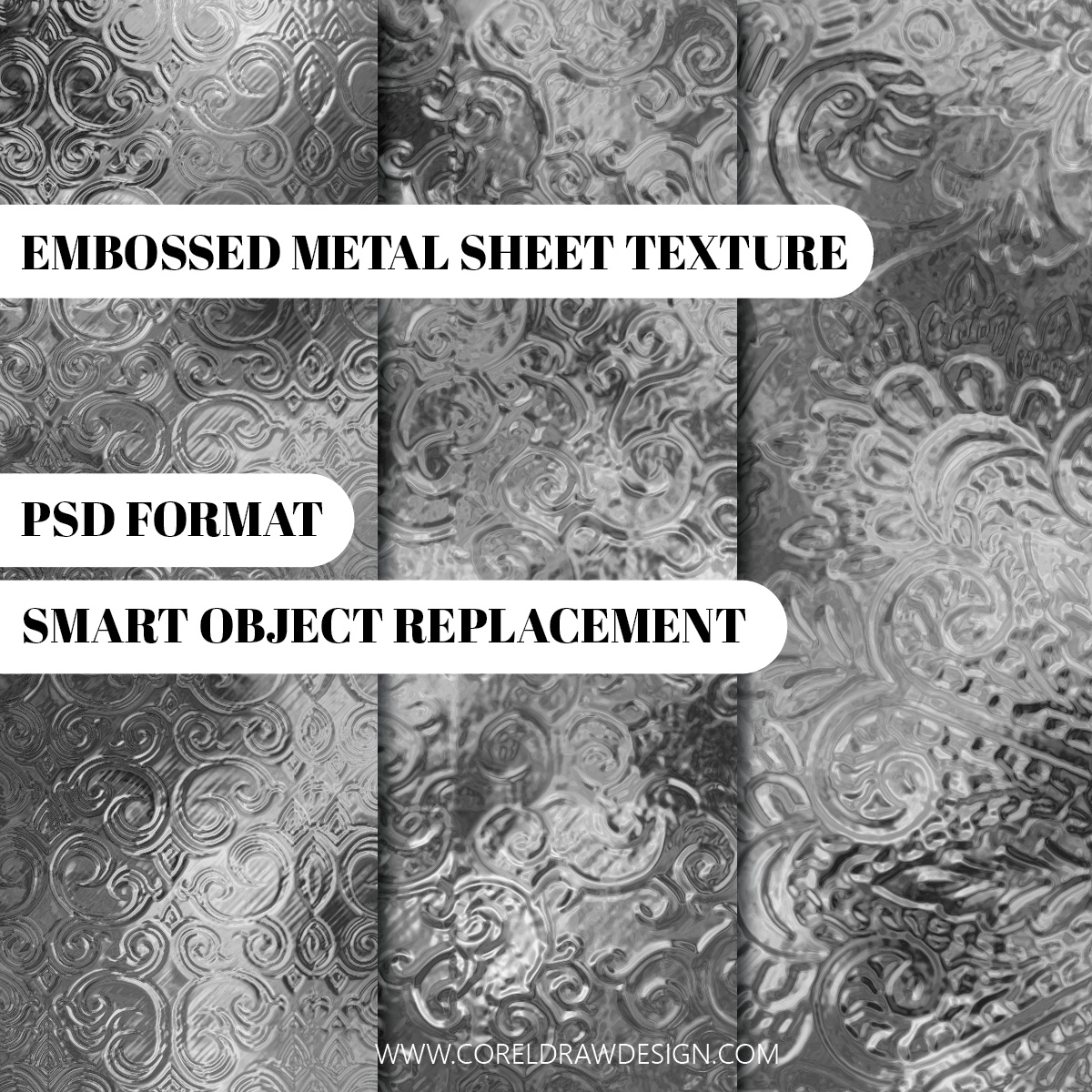 Embossed Metal Sheet Texture