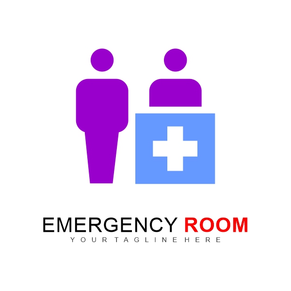 Emergency Room logo Vector Banner Creative Design For Free In CDR file