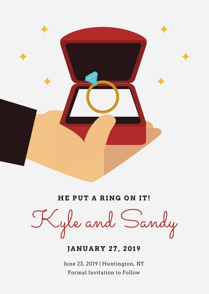 Engagement Ceremony Invitation Vector Design Download For Free