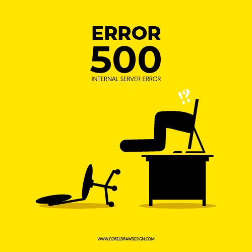 Error 500 Vector Creative