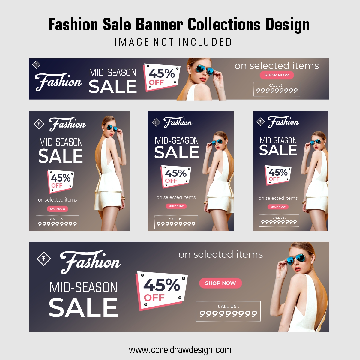 Fashion Sale Banner Collections Design