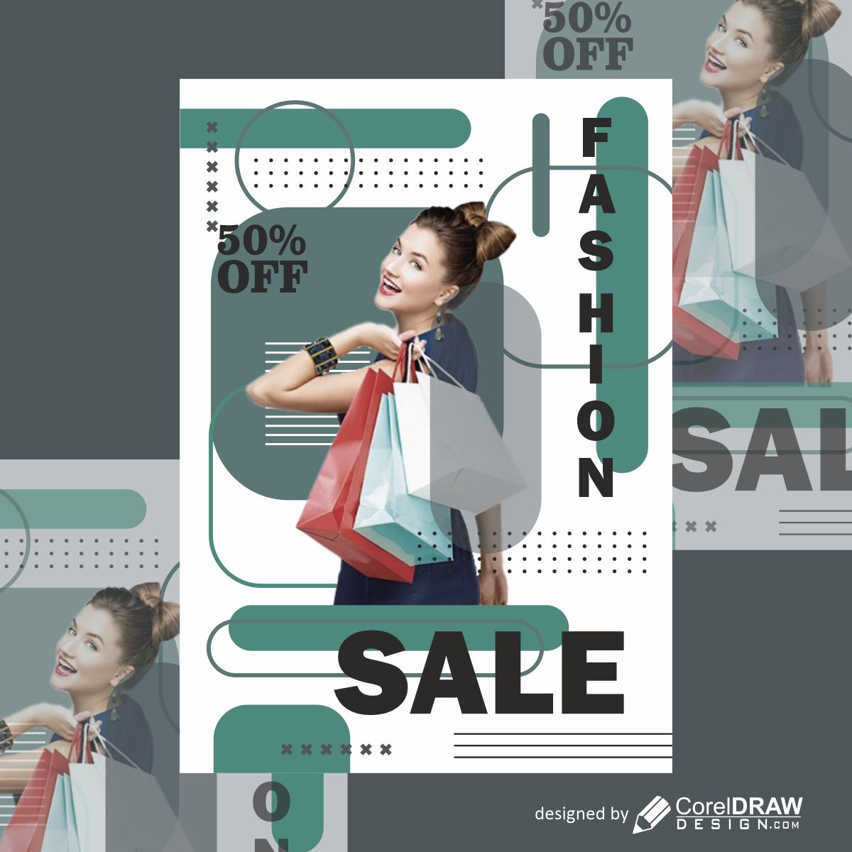 fashion sale poster vector design download for free