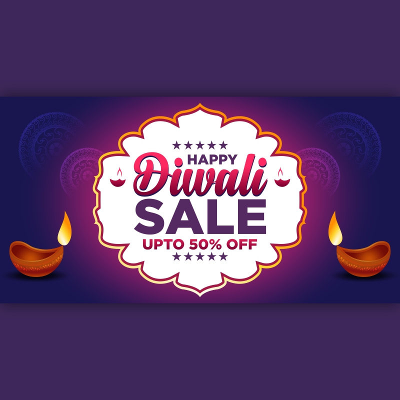 Festival Diwali Sale Design Advertisement Poster Social Media Post Template