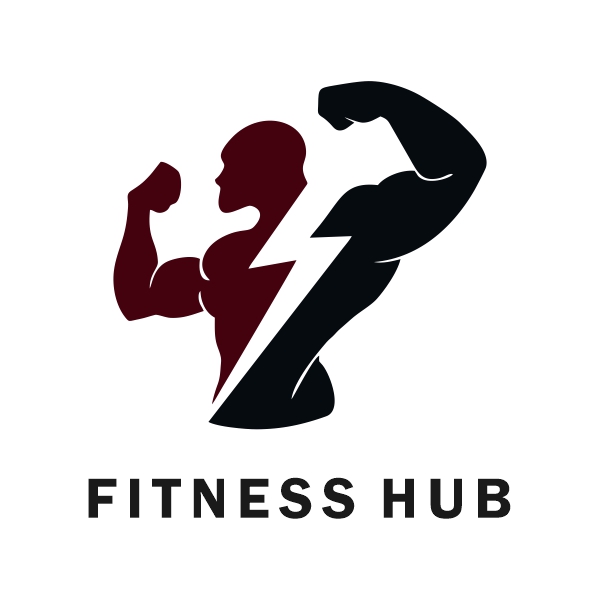 Fitness hub logo Vector Creative Design For Free In CDR file