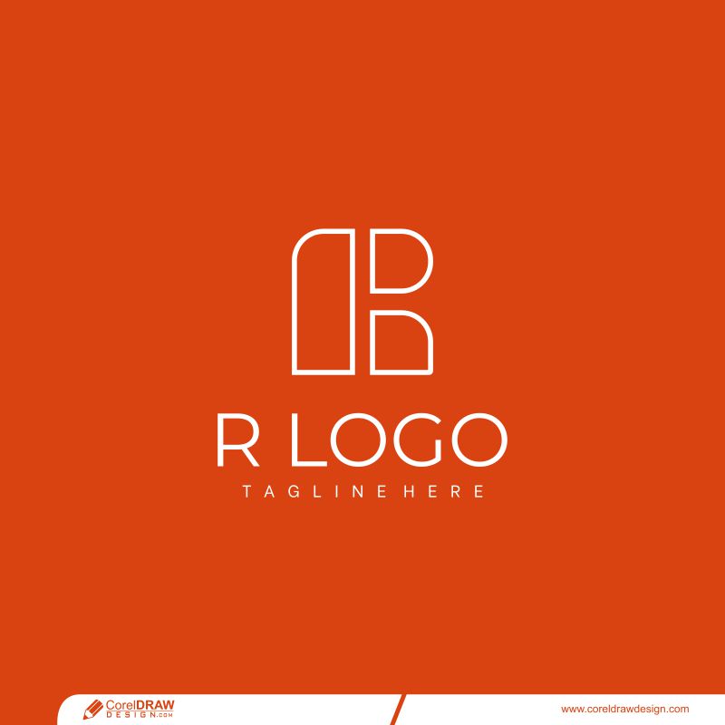 Flat R Logo Templates Free Vector