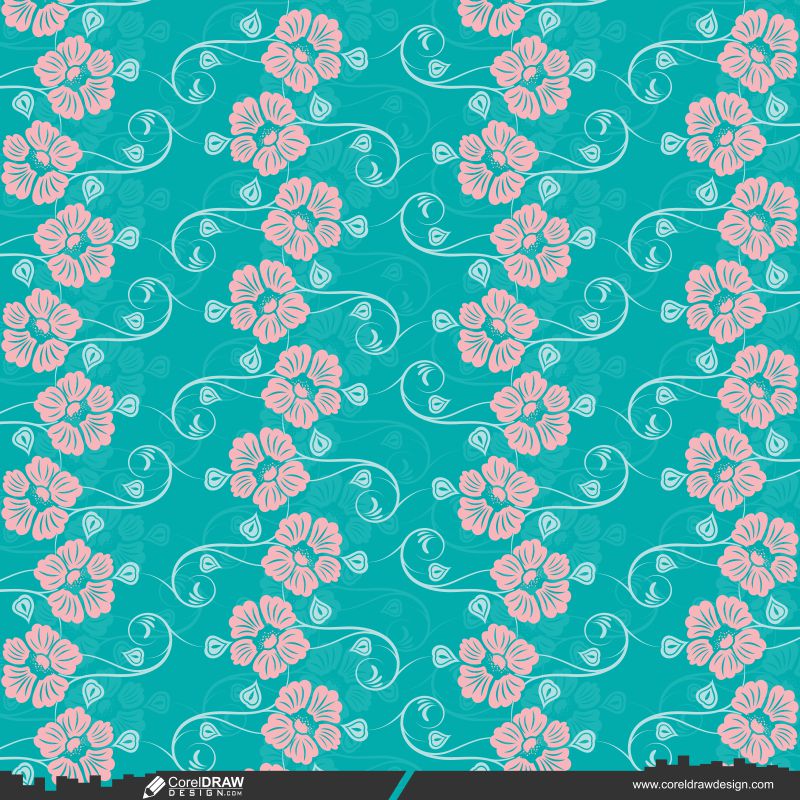 Floral Design Background Download CDR 