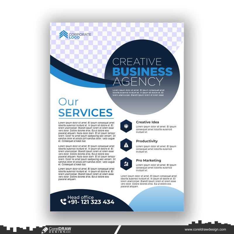 flyer design premium design vector template