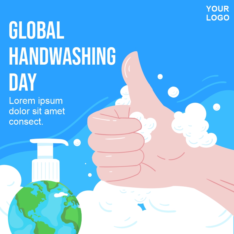 Free Global Handwashing Day Instagram Post And Banner Vector Free CDR Download For Free