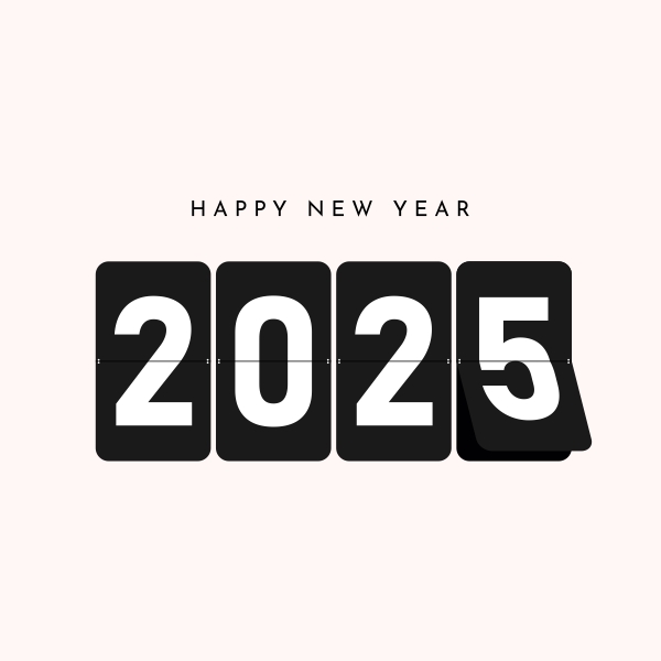 Free Happy New Year 2025 Vector illustration CDR File Download For Free