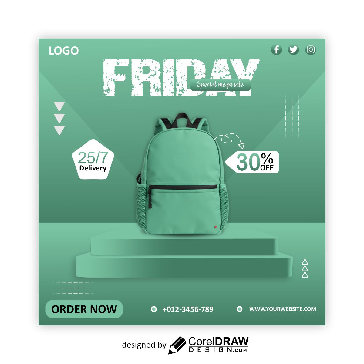 Friday special sale poater vector design for free