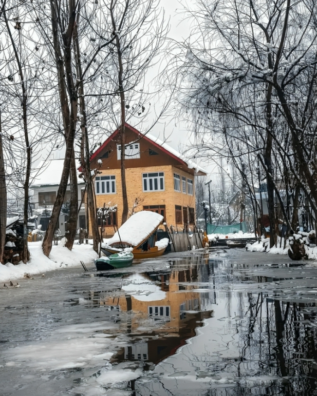 Frozen Dal Lake 4k Hd High Quality Stock Photo Download For Free