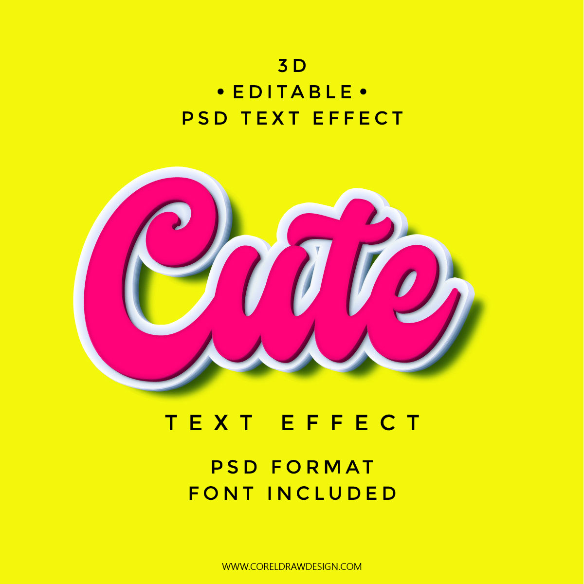 coreldraw text effects templates free download
