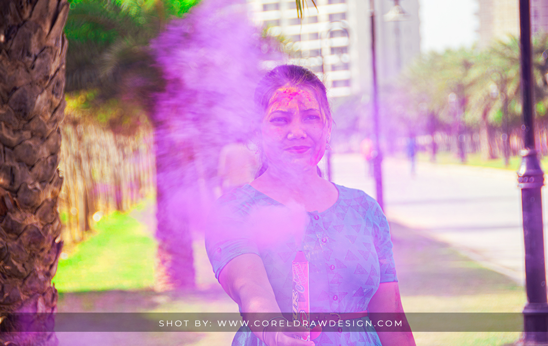 Girl with Colored Smoke Stock Photos & Wallpaper, Holi 2021 Trendy Images