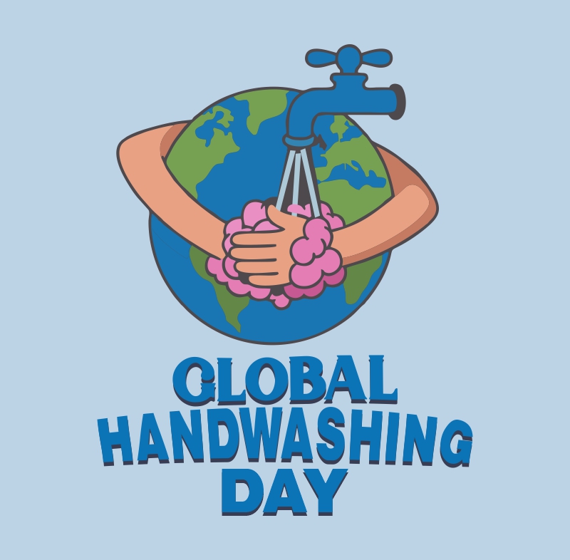 Global Hand Washing Day 16 October Banneer Design Free CDR Download Now