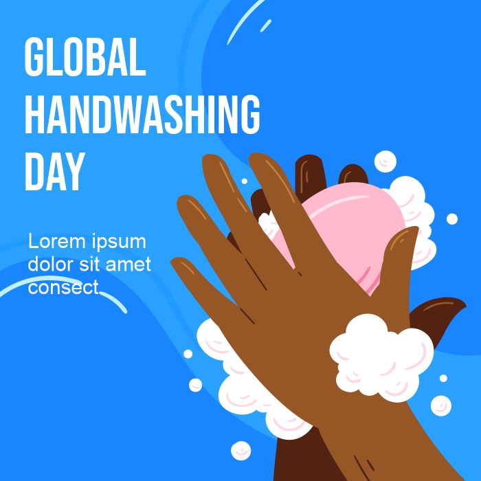 Global Handwashing Hygine Day Vector illustration Banner Download For Free