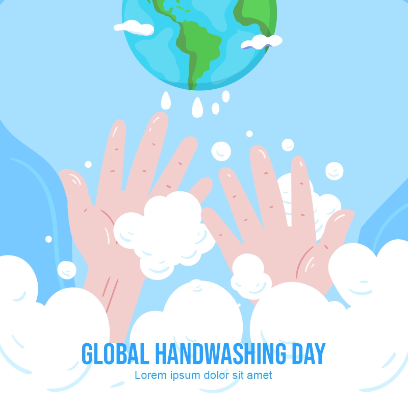 Global Handwashing Vector illustration Design Download For Free