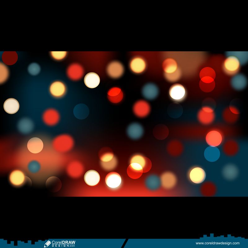 Glossy New Bokeh Background Free Vector