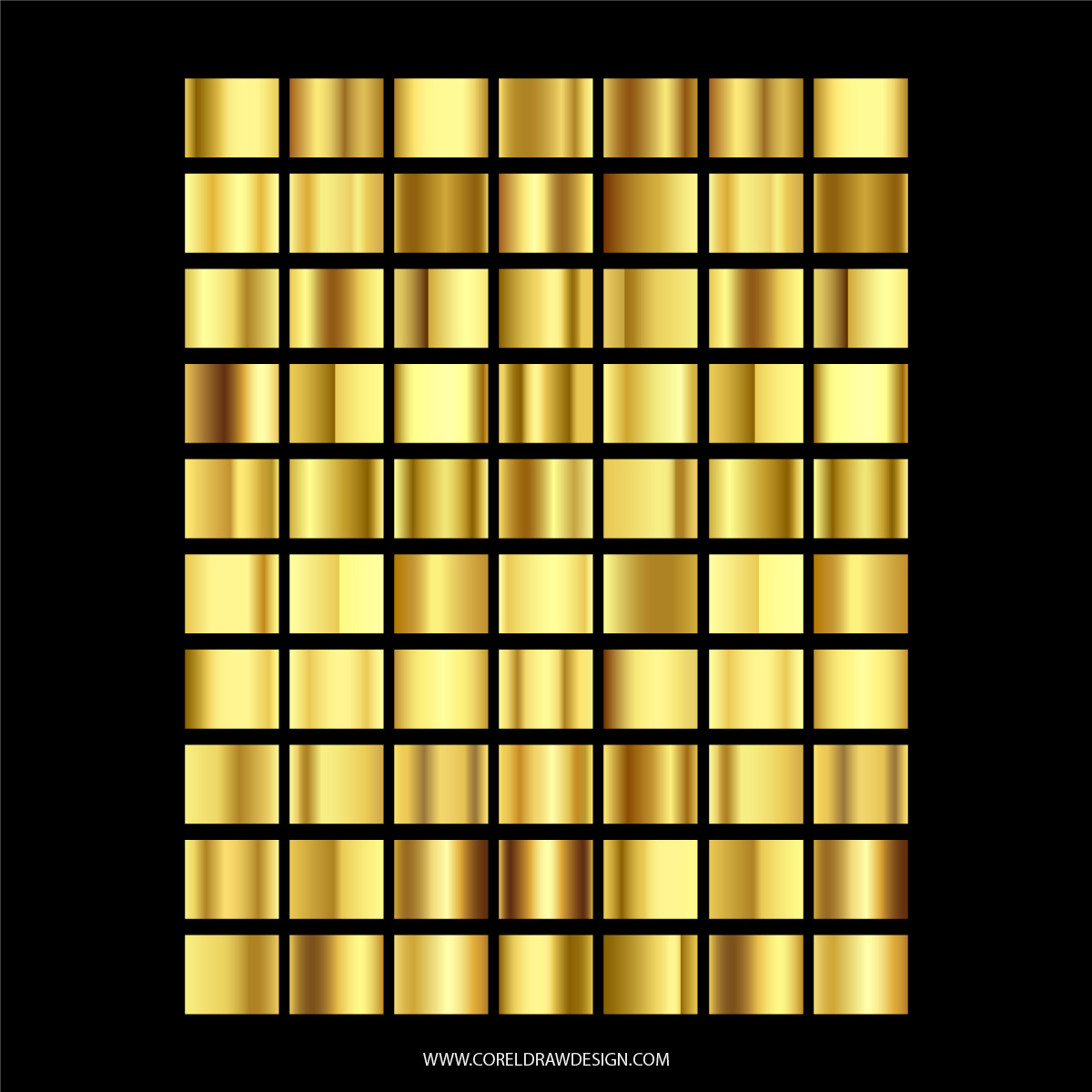 download gold color palette for coreldraw