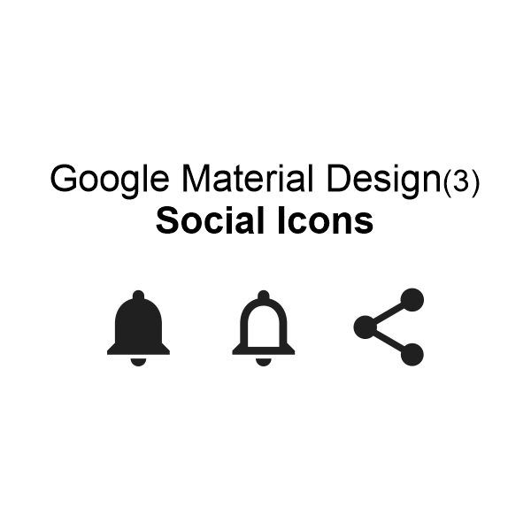Google Material Design3 Social Icons Download For Free