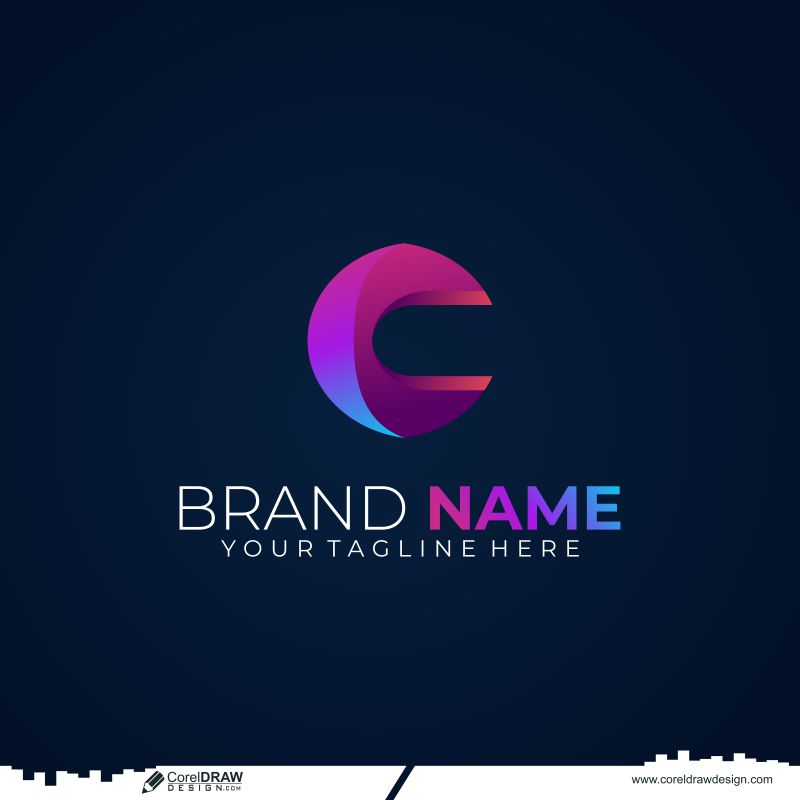 Gradient C Logo Free Vector Design