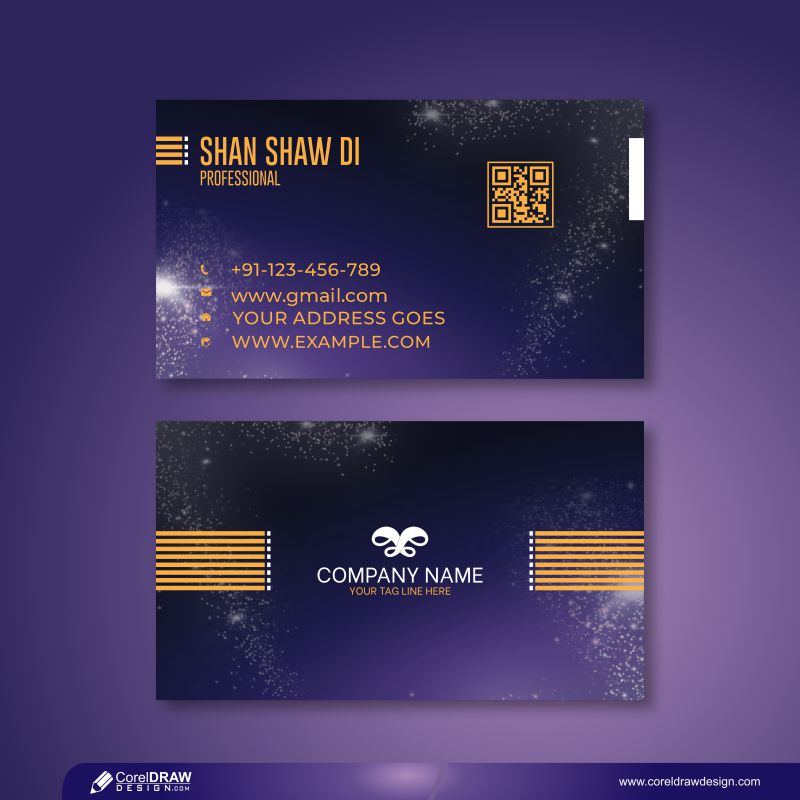 Gradient Golden Luxury Business Card Template Download on Pngtree