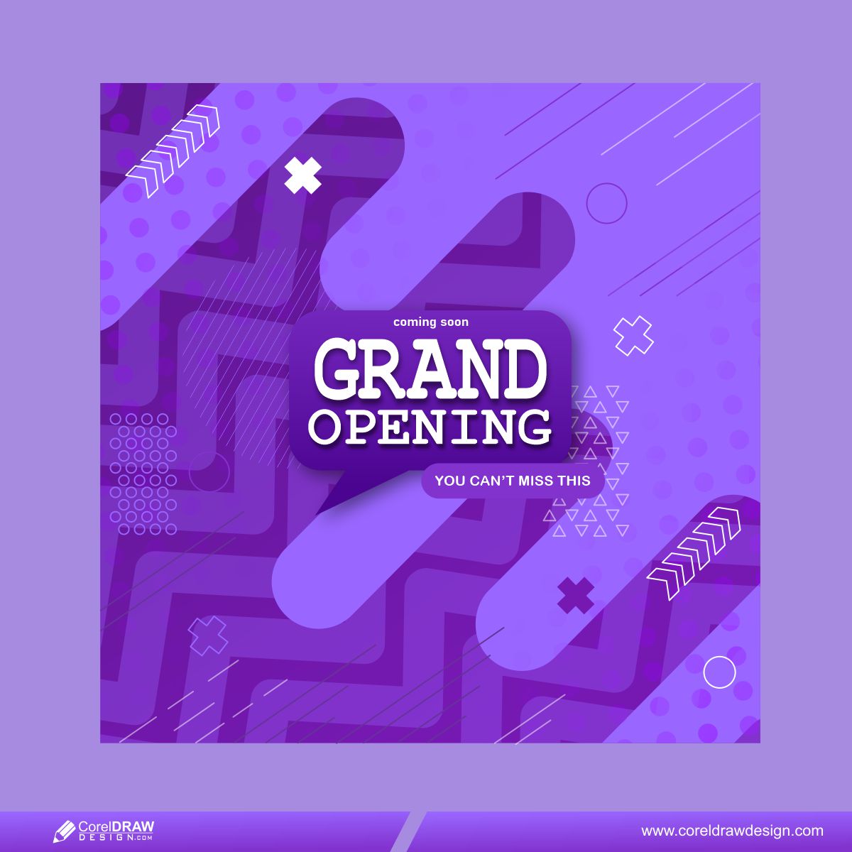Grand opening soon promo background Free Vector