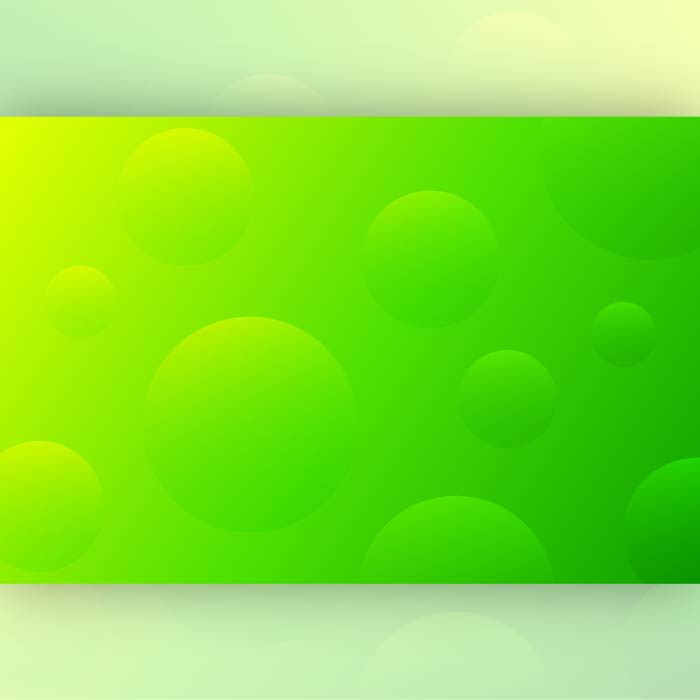 Green gradient Decorative Background Bubbles vector free