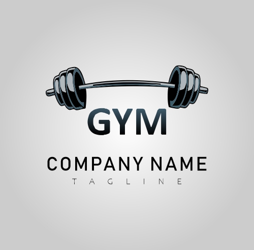 Gym,Logo , Illustration Free Vector Art