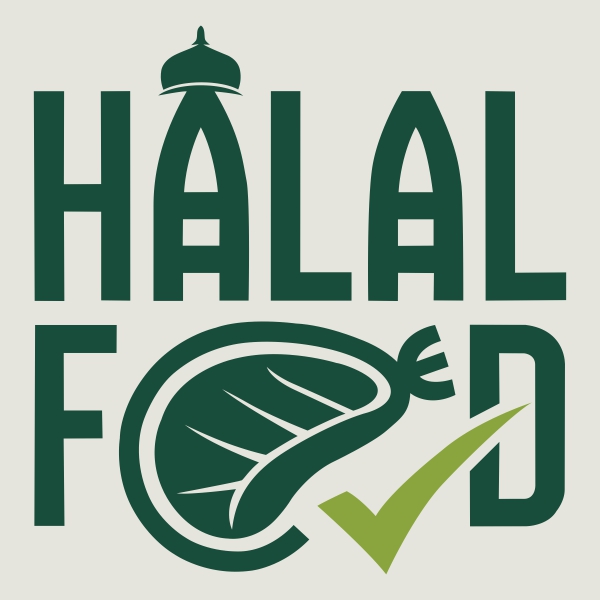 Halal Food Text Logo Classic  Vector Free CDR File