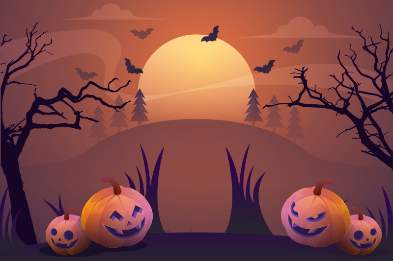 Halloween Scary Background Vector Free CDR Download For Free