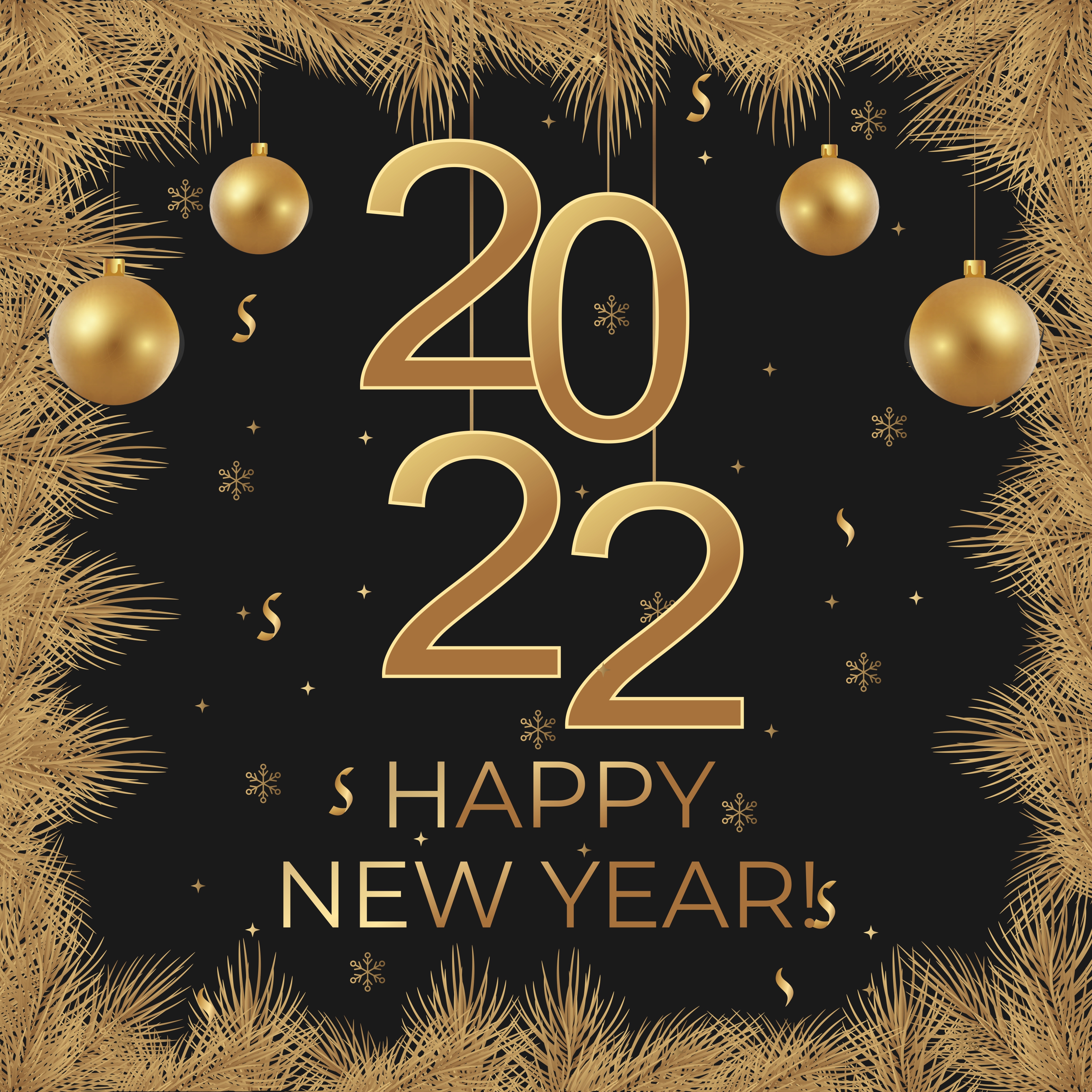 Happy 2022 new year banner background template
