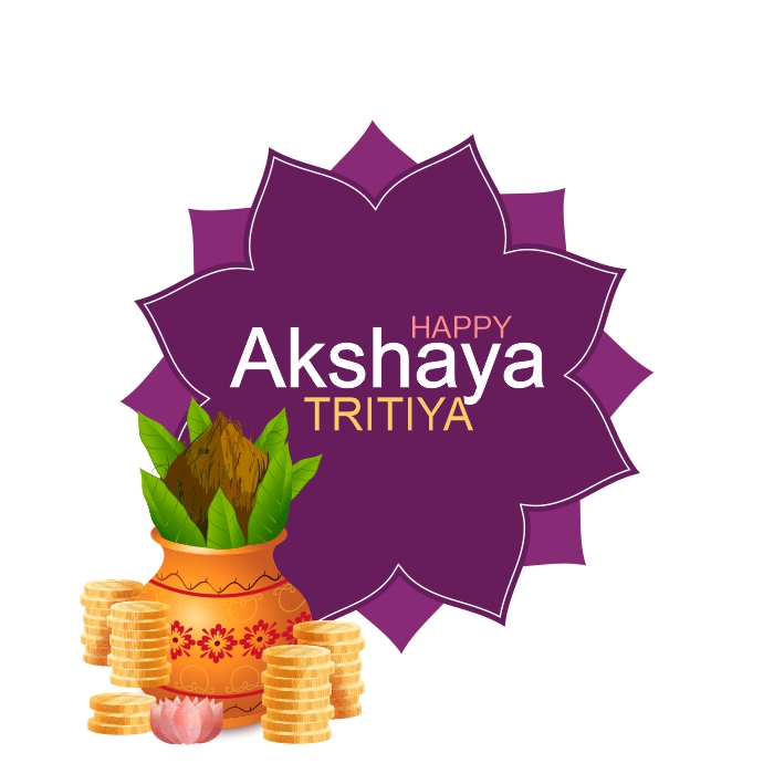 Happy Akshaya Tritiya Greeting Wishes Vector Design Download For Free