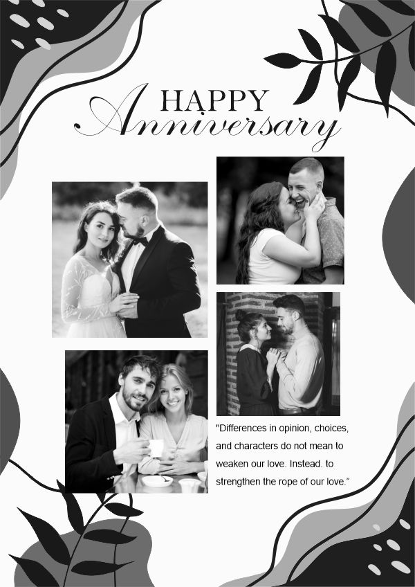 Happy Anniversary poster design CDR download now for free