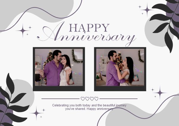 Happy Anniversary poster design CDR file download now for free