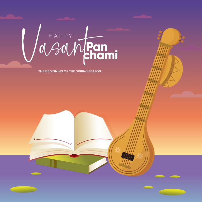 Happy Basant Panchami 2025 Creative CDR Social Media Design Temlate Download For Free