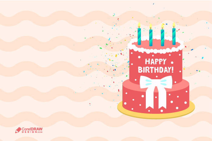 birthday cake vector free download