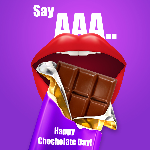 Happy Chocolate Day Free Social Media Post Creative PSD Template Download For Free.rar