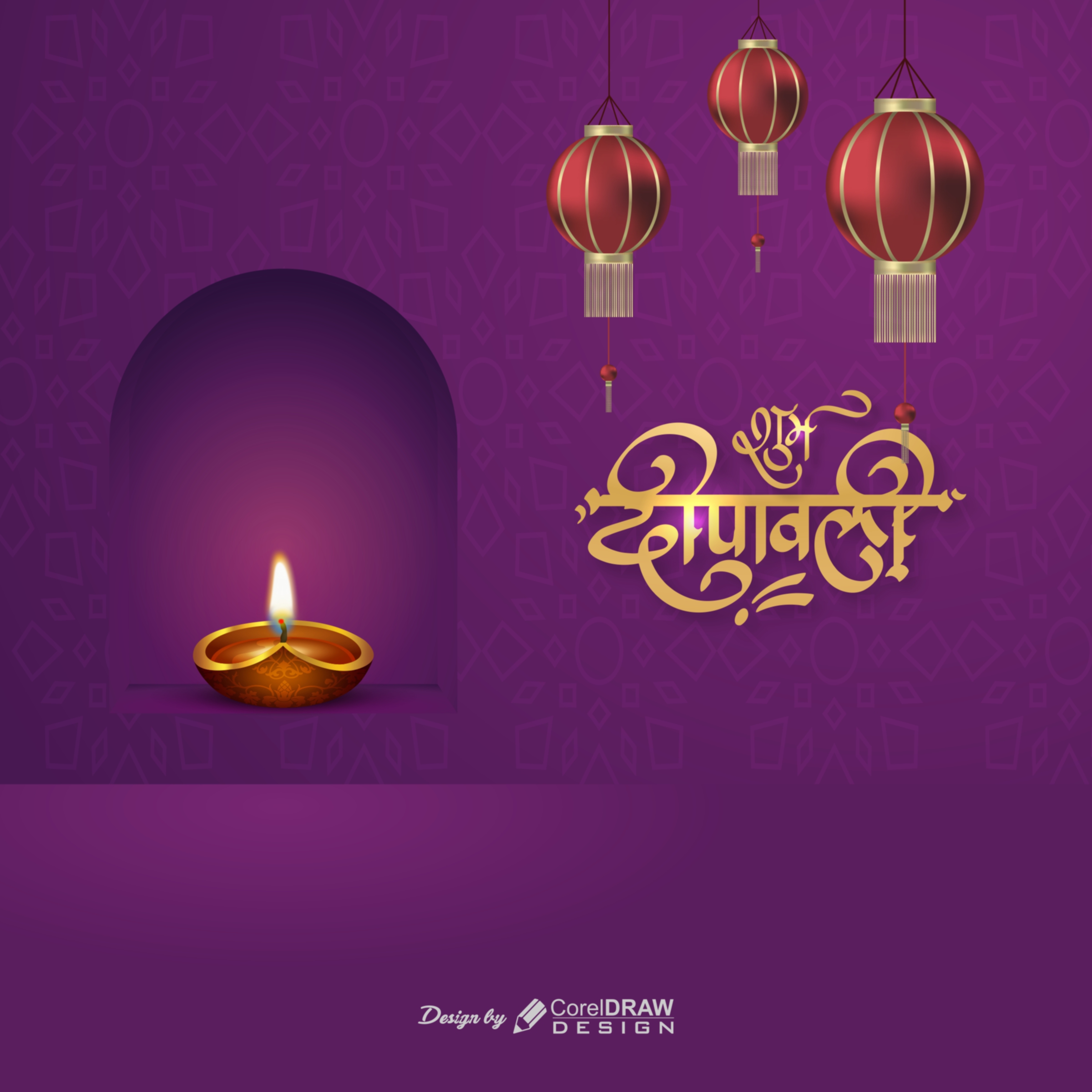 Happy Diwali Celebration Top View Of Banner Design Posters, 53% OFF