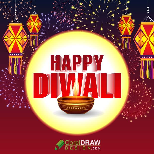 Download happy Diwali banner background with firecrackers, Free Diwali  banner template, Free CDR | CorelDraw Design (Download Free CDR, Vector,  Stock Images, Tutorials, Tips & Tricks)